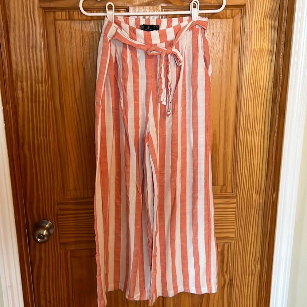 Volcom wide legged linen pants